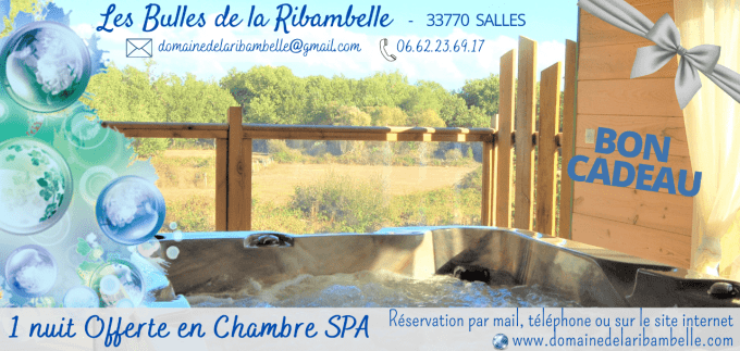 1 nuit OFFERTE dans notre Chambre SPA 