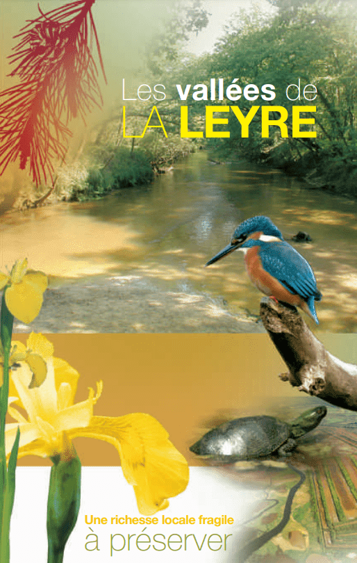 brochure Les Vallée de la LEYRE, petite amazone, richesse locale fragile à préserver